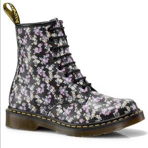 Dr Martens 1460 Mini Tydee Floral Vintage Cottage core Praire Punk Combat Boots